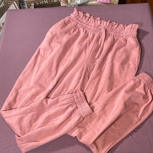 Urban Rebel Pink/coral Sweatpants - Size Medium - Picture 1 of 2